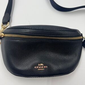 Coach bum bag leather gold label